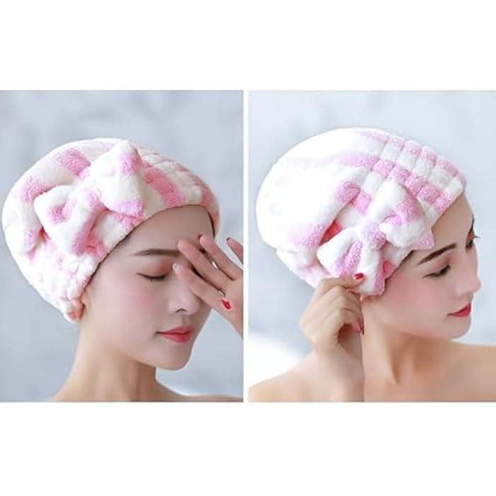 Drying Towel - Quick-Absorbing Microfiber Fabric Designed for Wet or Wavy Hair, Perfect for Daily Use, Reduces Blow-Drying Time and Keeps Hair Healthy and Naturally Shiny - Image 2